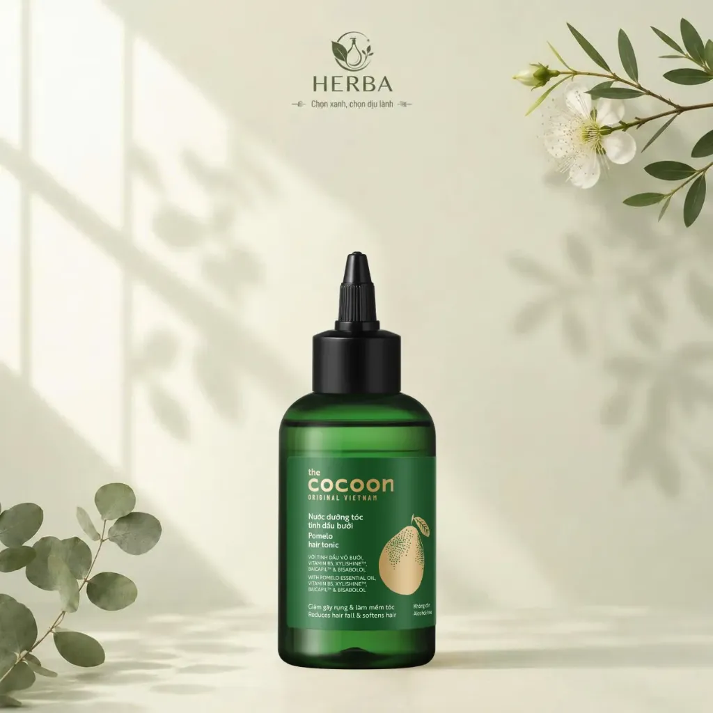 [HAI-COC-HAR-140M] Tinh chất dưỡng tóc Cocoon Pomelo Hair Tonic bưởi 140ml