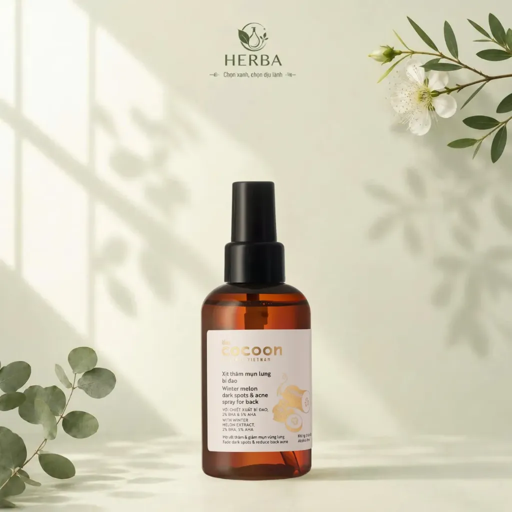[SPR-COC-BOD-140M] Xịt thâm mụn lưng Cocoon chiết xuất bí đao 140ml