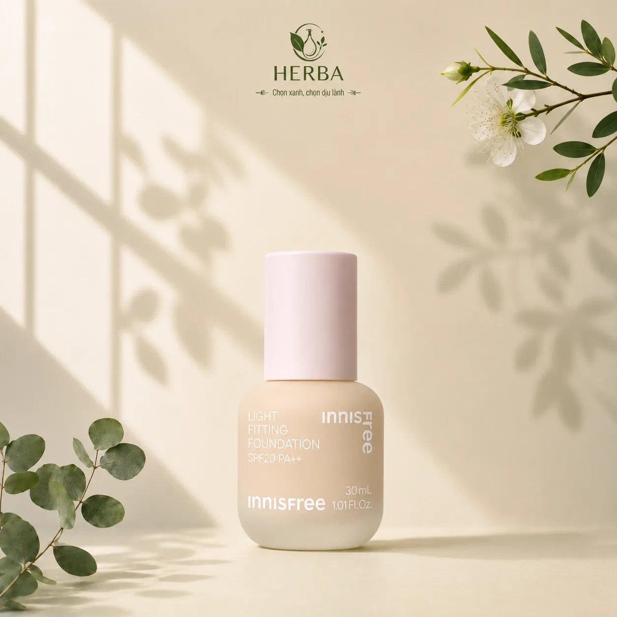 Kem Nền Innisfree Light Fitting Foundation 30ml