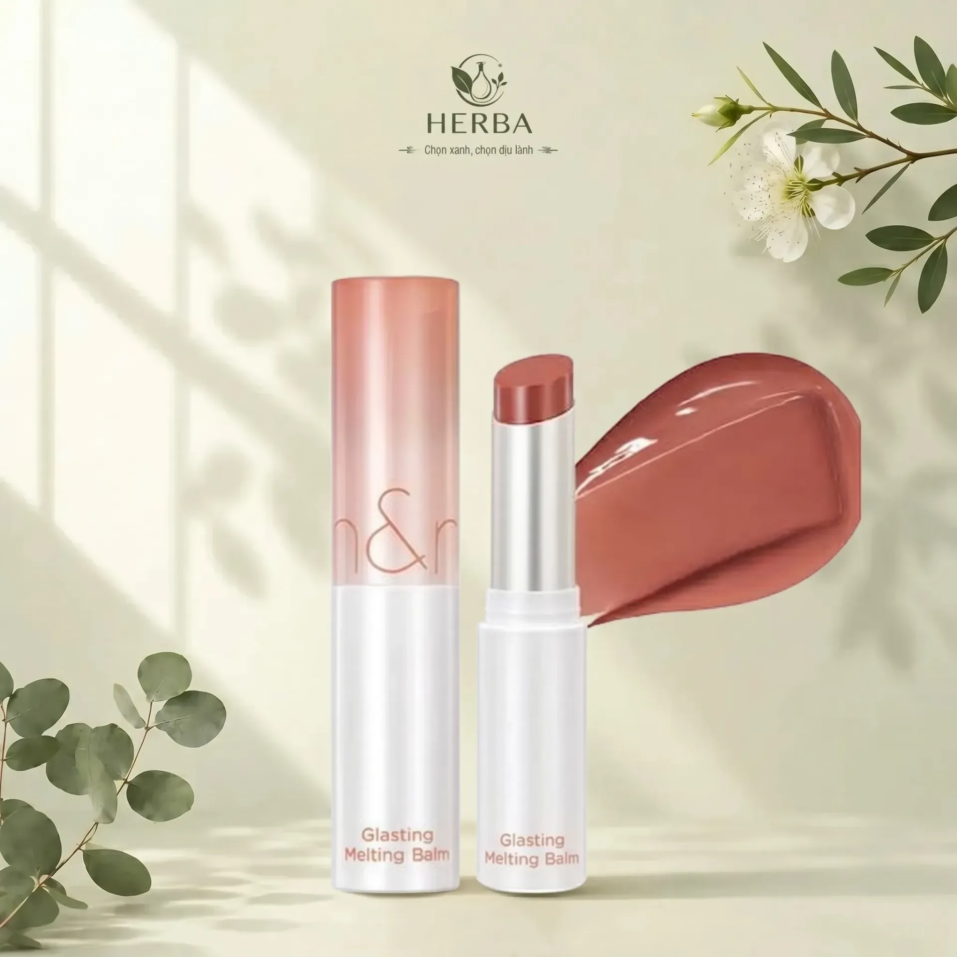 [LBM-ROM-LIP-3.5G] Son dưỡng có màu Romand Glasting Melting Balm căng bóng 3.5g